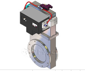 HTC ANSI法蘭（SS）氣動(dòng)真空閘閥-真空連接件計(jì)