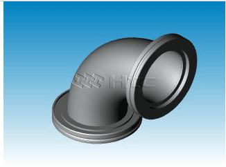 ISO63-ISO160 ISO法蘭 90度彎頭-真空連接件計